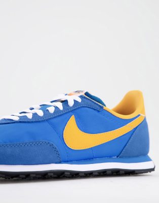 nike blue yellow trainers