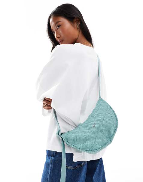 Nike waffle crossbody bag in green - view 1