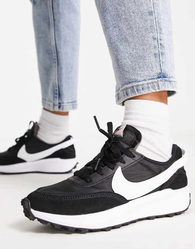 Nike Waffle Debut sneakers in black