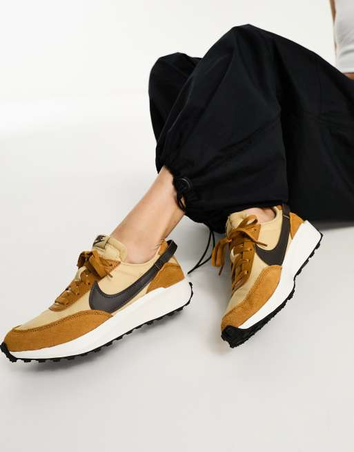 Nike Waffle Debut sneakers in brown