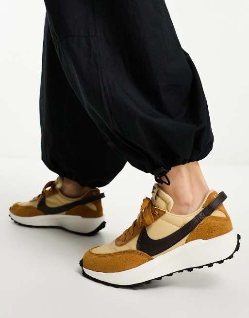 Tan Womens Waffle Debut Sneaker, Nike