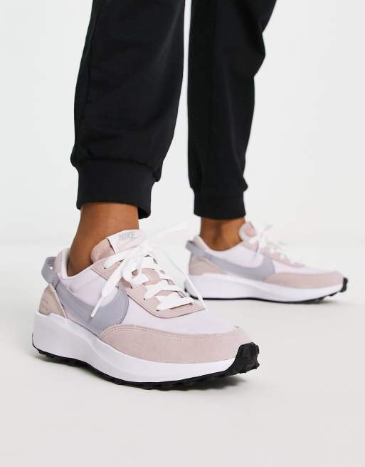 Nike gray shop and pink