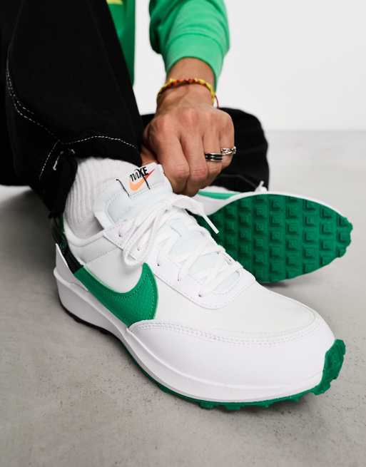 DARK GREEN NIKE Womens Waffle Debut Sneaker