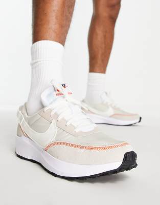 Nike Waffle Debut trainers in stone | ASOS