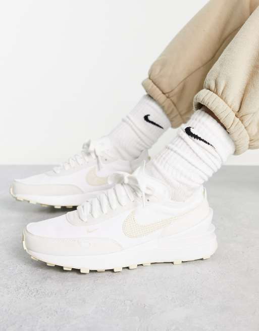 Nike cheap waffle blanche