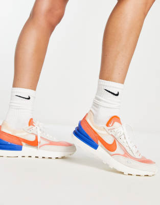 nike trainers blue and orange