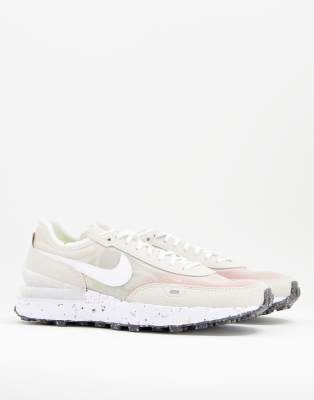 white cream trainers