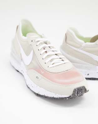 white cream trainers