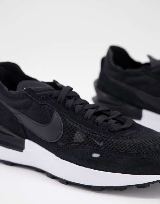 Nike black 2025 mesh sneakers