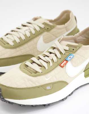 Nike Waffle One Premium sneakers in rattan | ASOS