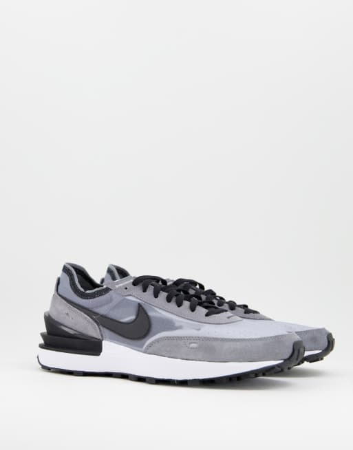 Nike - Waffle One SE - Grå og sorte sneakers