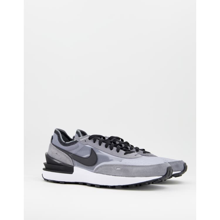 Nike Waffle One SE sneakers in cool gray/black | ASOS