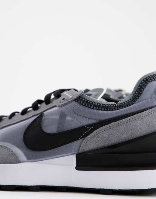 Nike gray shop and black sneakers