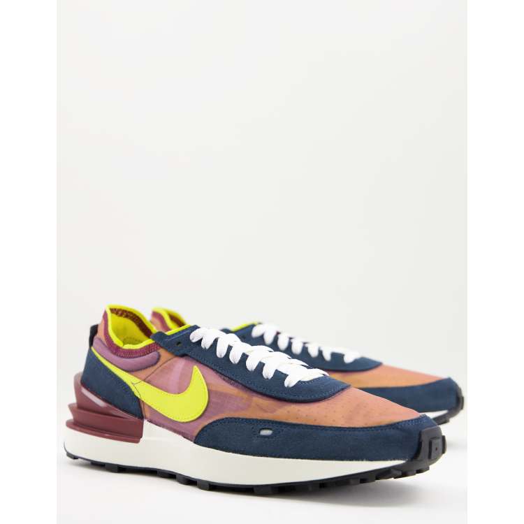 nike waffle one se yellow