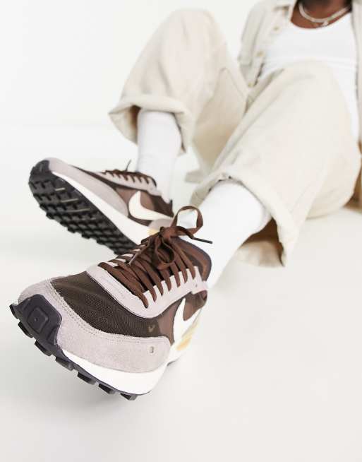 nike waffle one chocolate