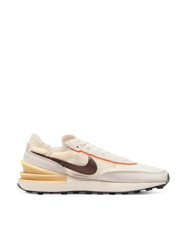 Nike Waffle One sneakers in natural/light bone