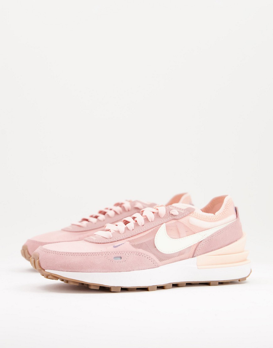 Nike Waffle One sneakers in pale coral-Pink