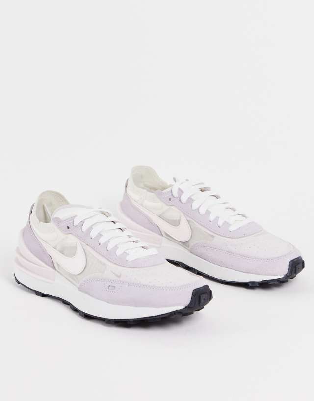 Nike Waffle One sneakers in sail/light soft pink