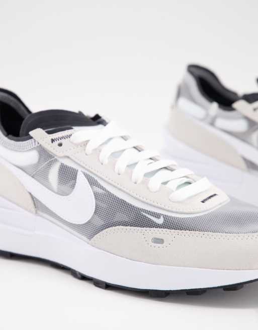 Nike Waffle One sneakers in summit white - WHITE | ASOS display picture 1