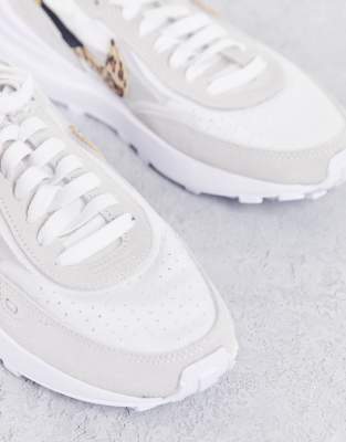white and leopard nikes