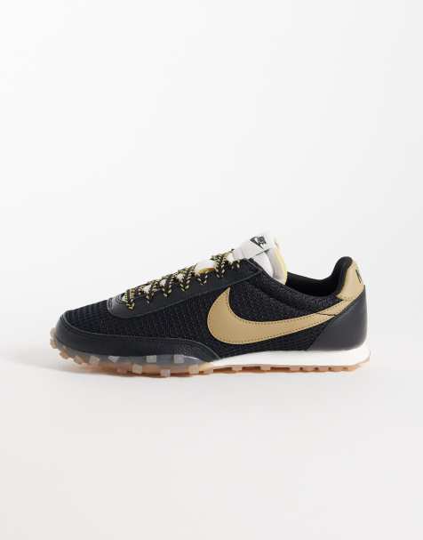 Nike Waffle Racer '26 baskets noires et kaki - view 1