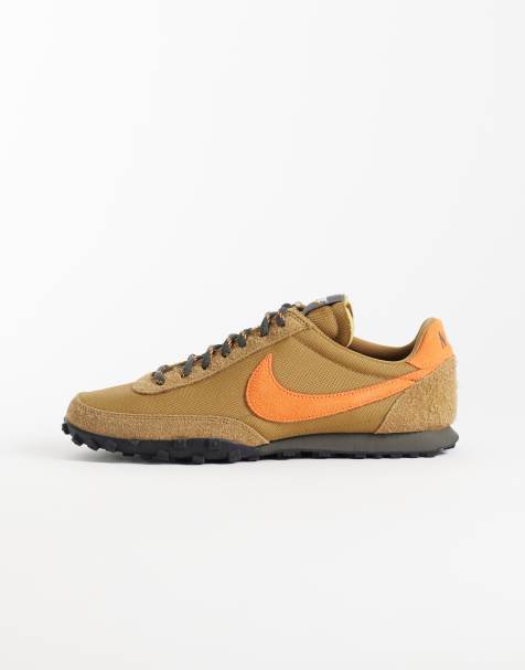 Nike Waffle Racer 26 sneakers i brun og orange - view 1