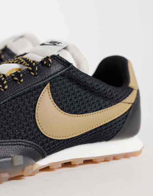 Nike Waffle Racer '26 sneakers i svart och khaki, 4 av 5