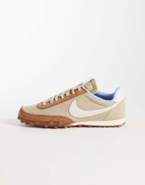 Nike Waffle Racer '26 sneakers in brown and beige - view 1