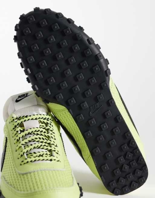 Nike – Waffle Racer – Limonkowozielone siateczkowe buty sportowe, 5 z 5