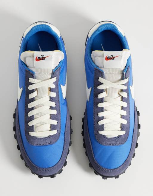 Nike - Waffle Racer - Sneakers in blauw en wit, 2 van 5
