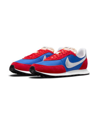 Nike Waffle 2 Sp Leather And Suede-trimmed Nylon Sneakers In Blue