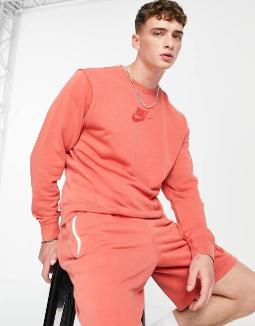 Nike washed sweatshirt sales