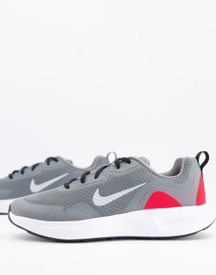 all grey nike trainers