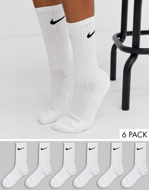 High white store nike socks