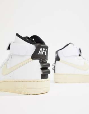 nike white air force 1 hi utility trainers