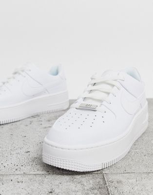 nike white air force 1 trainers