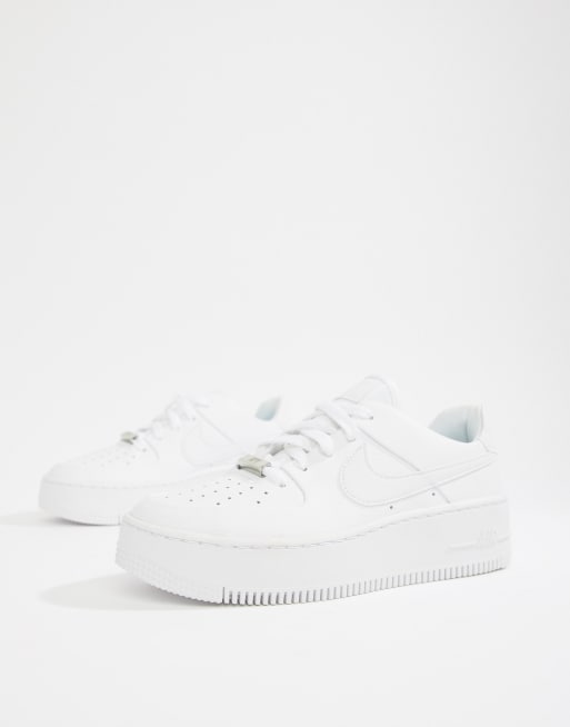 nike air force 1 sage white