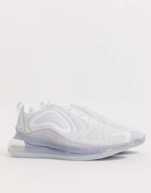 Air max 720 trainers Nike White size 42.5 EU in Polyester - 22000515