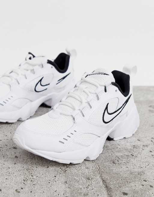 Nike White And Black Air Heights Sneakers Nike White And Black Air Heights Sneakers
