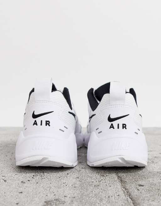 White nike trainers cheap black tick