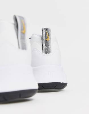 nike white and gold air max 200 trainers