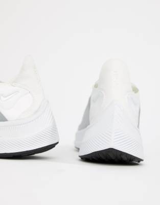 nike white and grey future fast racer trainers