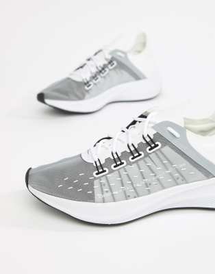 nike white and grey future fast racer trainers