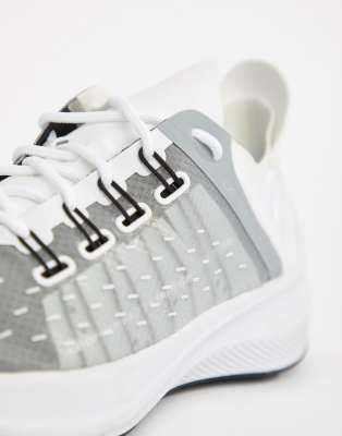 nike white and grey future fast racer trainers