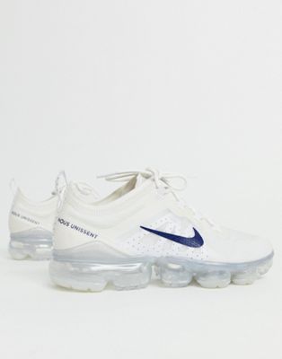 nike white and navy vapormax world cup 2019 trainers