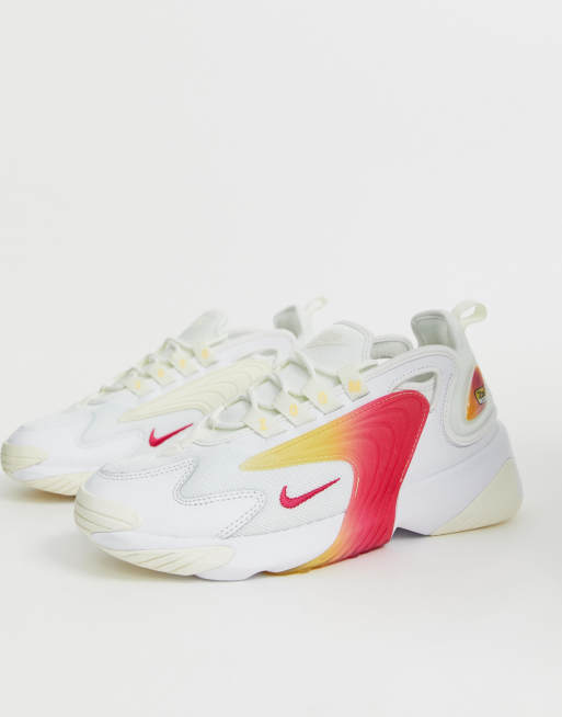 Nike zoom 2k on sale orange and white