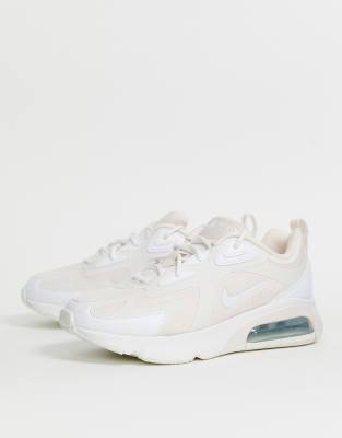 nike air max 200 sneakers in white