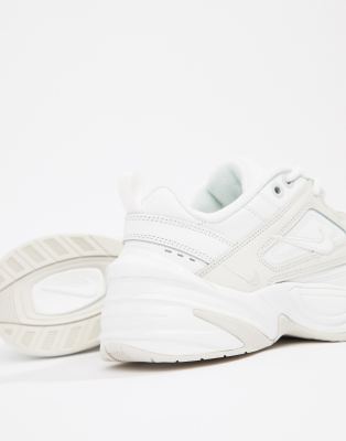 nike m2k tekno sneakers in triple white