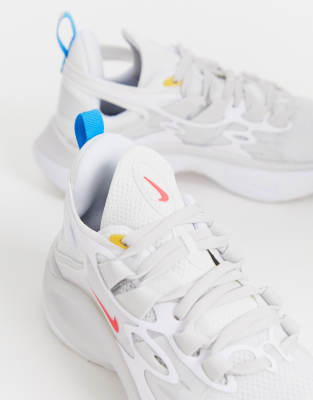 nike white signal trainers