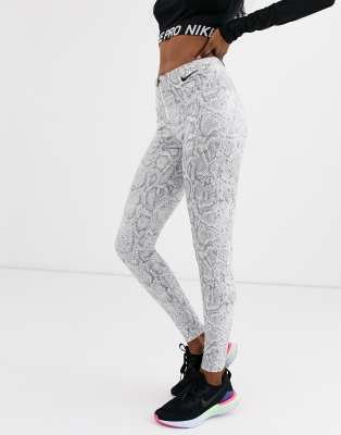 nike snakeskin tights